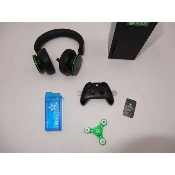 American Girl Xbox Gaming Set Headphones Controller Games Pass Box Chair - Picture 14 of 16